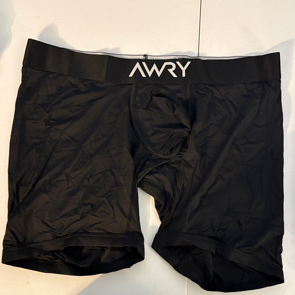 AWRY Men's Black Boxer Briefs